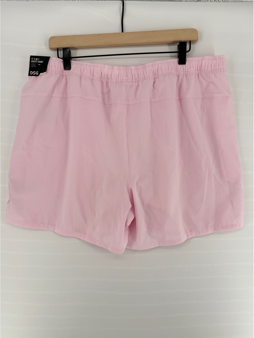 DSG 5" 2-in-1 Agility Shorts Men's XL Pink NWT Athletic Shorts MSRP $30